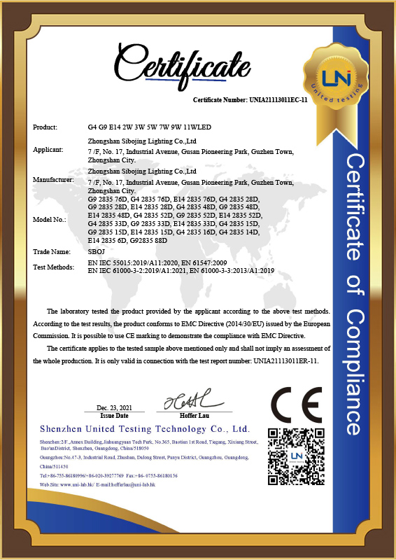 UNIA21113011EC-11-思博晶-G9-EMC-Test-Certificate